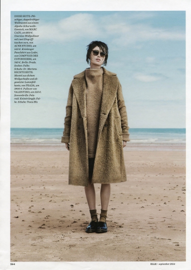 Sophie Vlaming for Elle Germany September 2014 photographer Carl Bentsson 